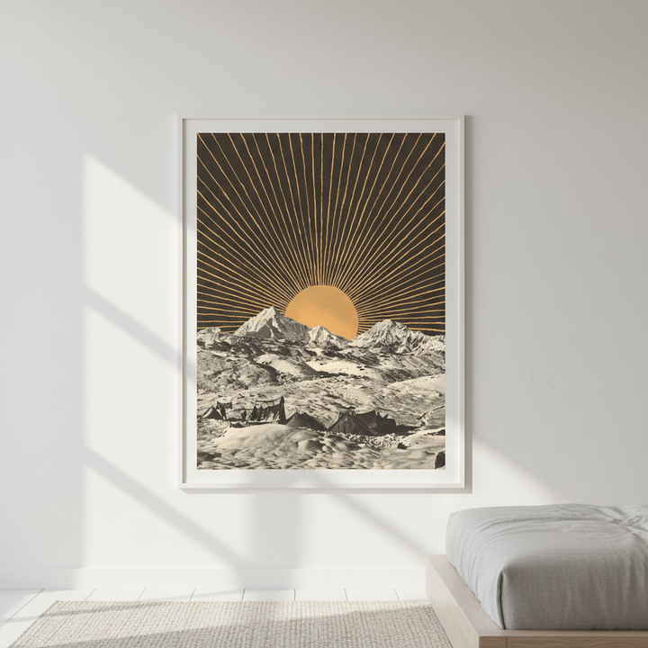 Golden Hour Mountainscape by Florent Bodart