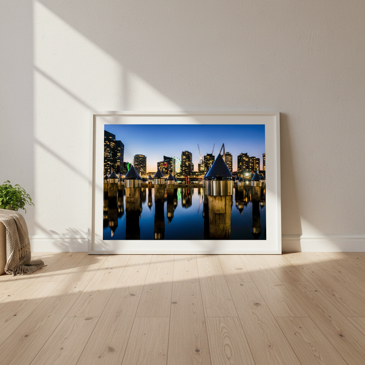 Melbourne Docklands at Blue Hour by Steven Scott