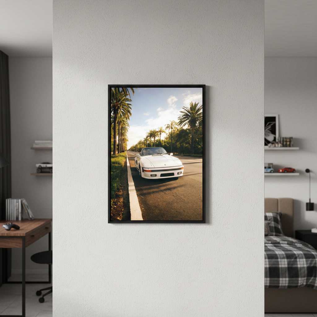 Palms & Porsche by Gelica Peralta