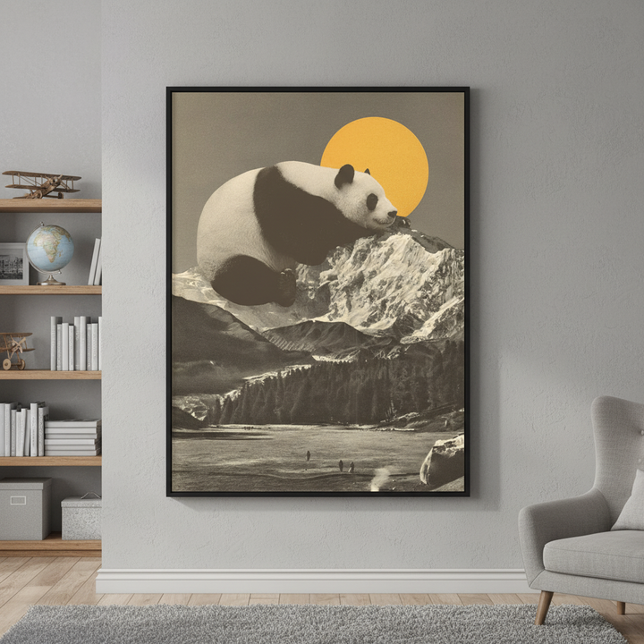 Giant Panda Nap by Florent Bodart