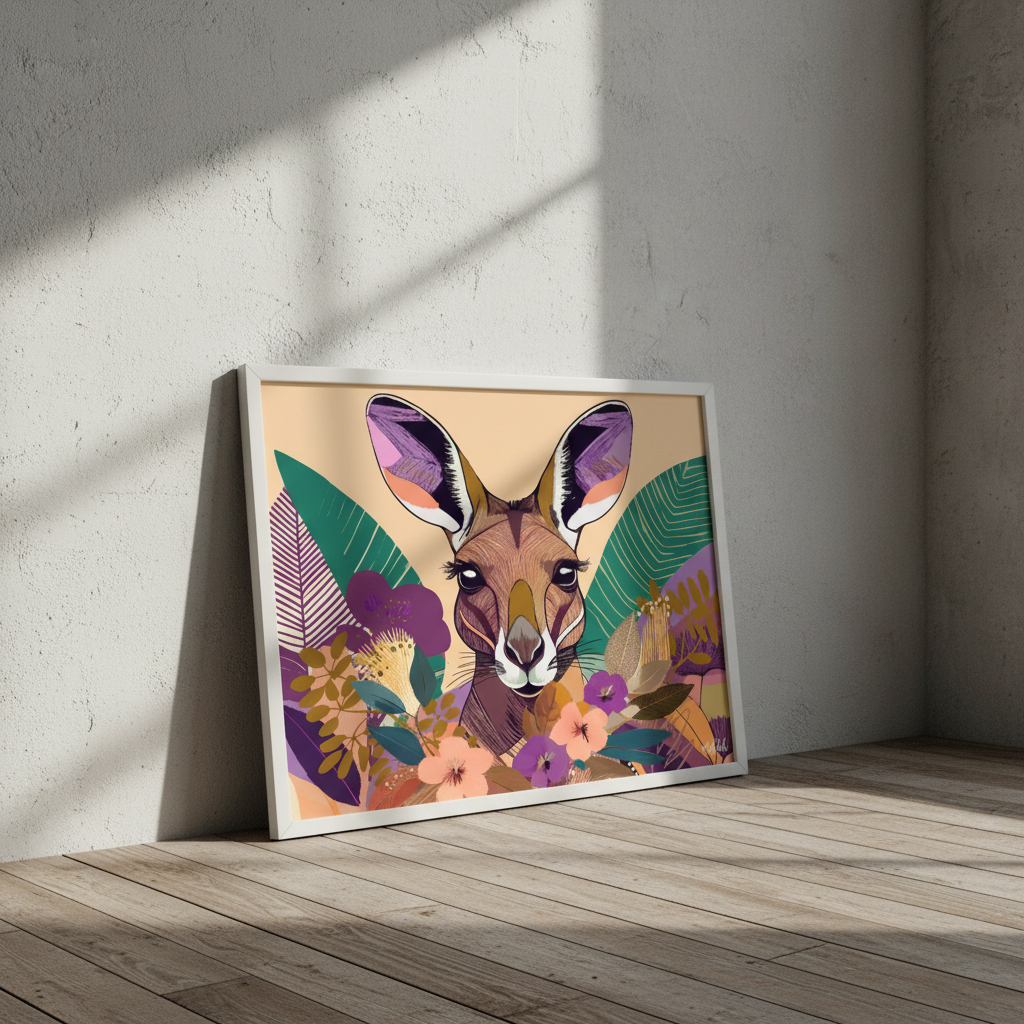 Empyreal Kangaroo by Inkheart Designs