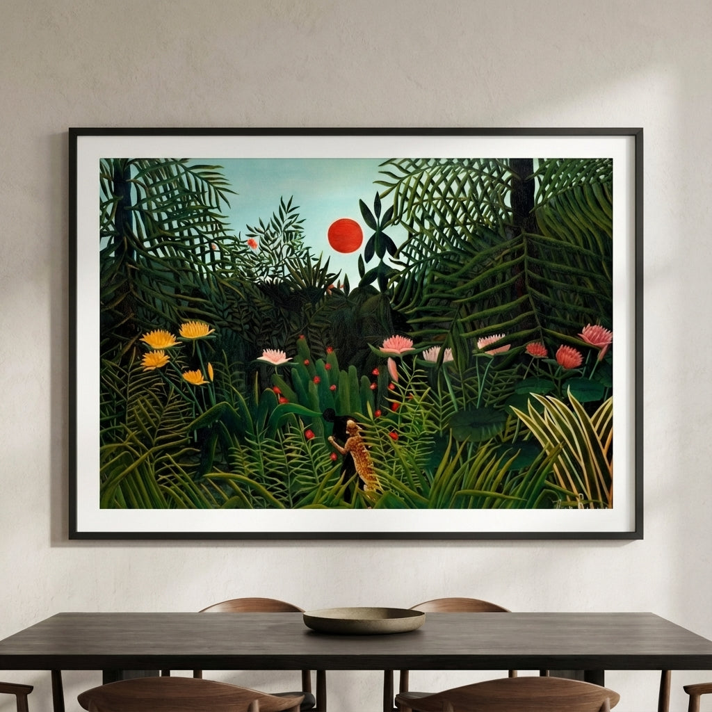 Henri Rousseau Virgin Forest Sunset