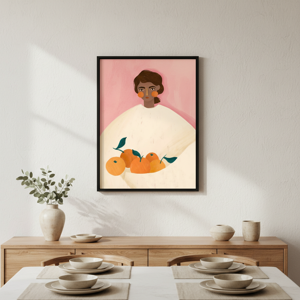 Woman with Oranges by Bea Muller
