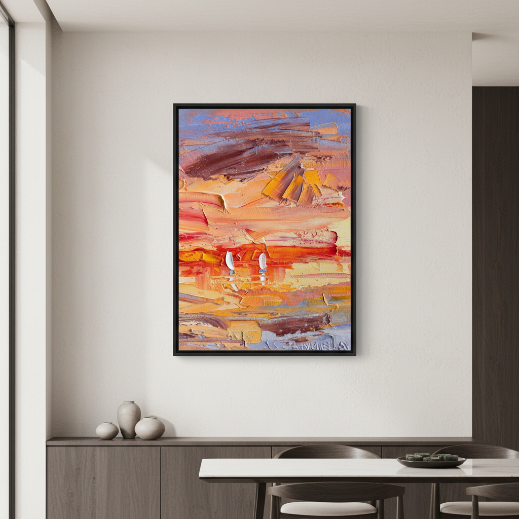 Sunset Duet by Angela Hawkey