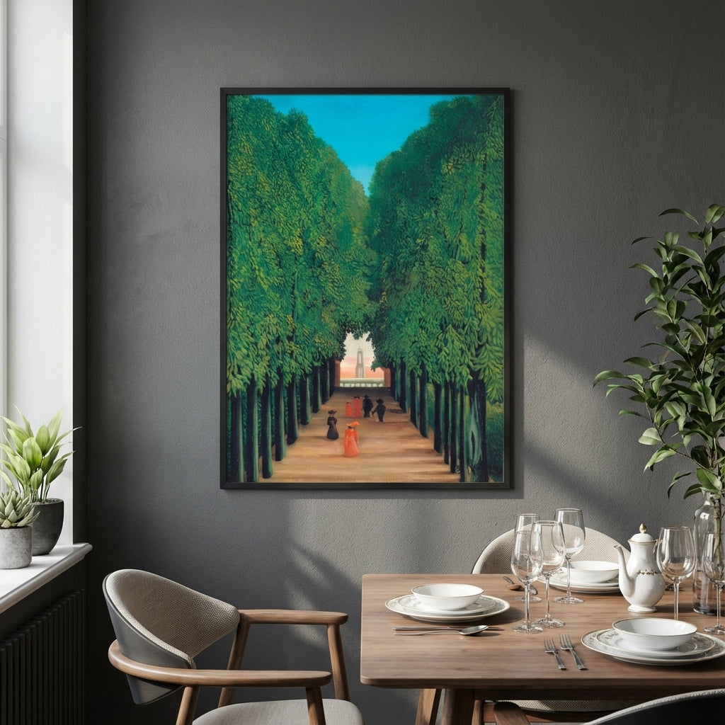 Henri Rousseau The Avenue in Saint-Cloud Park