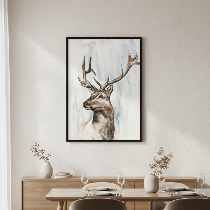 Elk Study by Meredith O'Neal