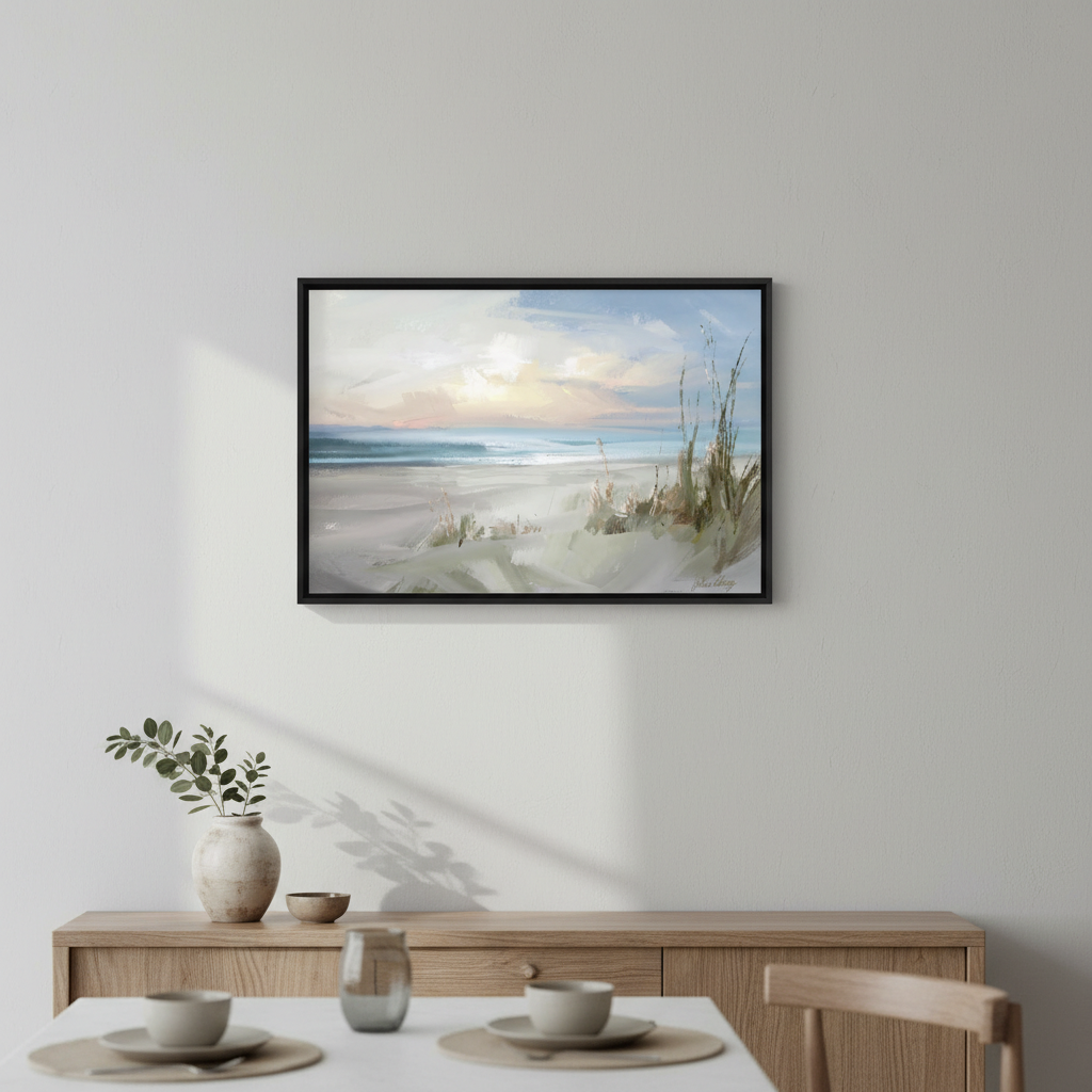 Beach Sunset by Julia Cheney