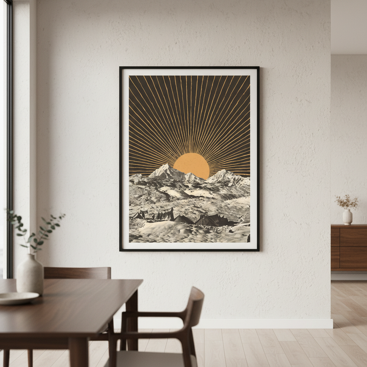 Golden Hour Mountainscape by Florent Bodart