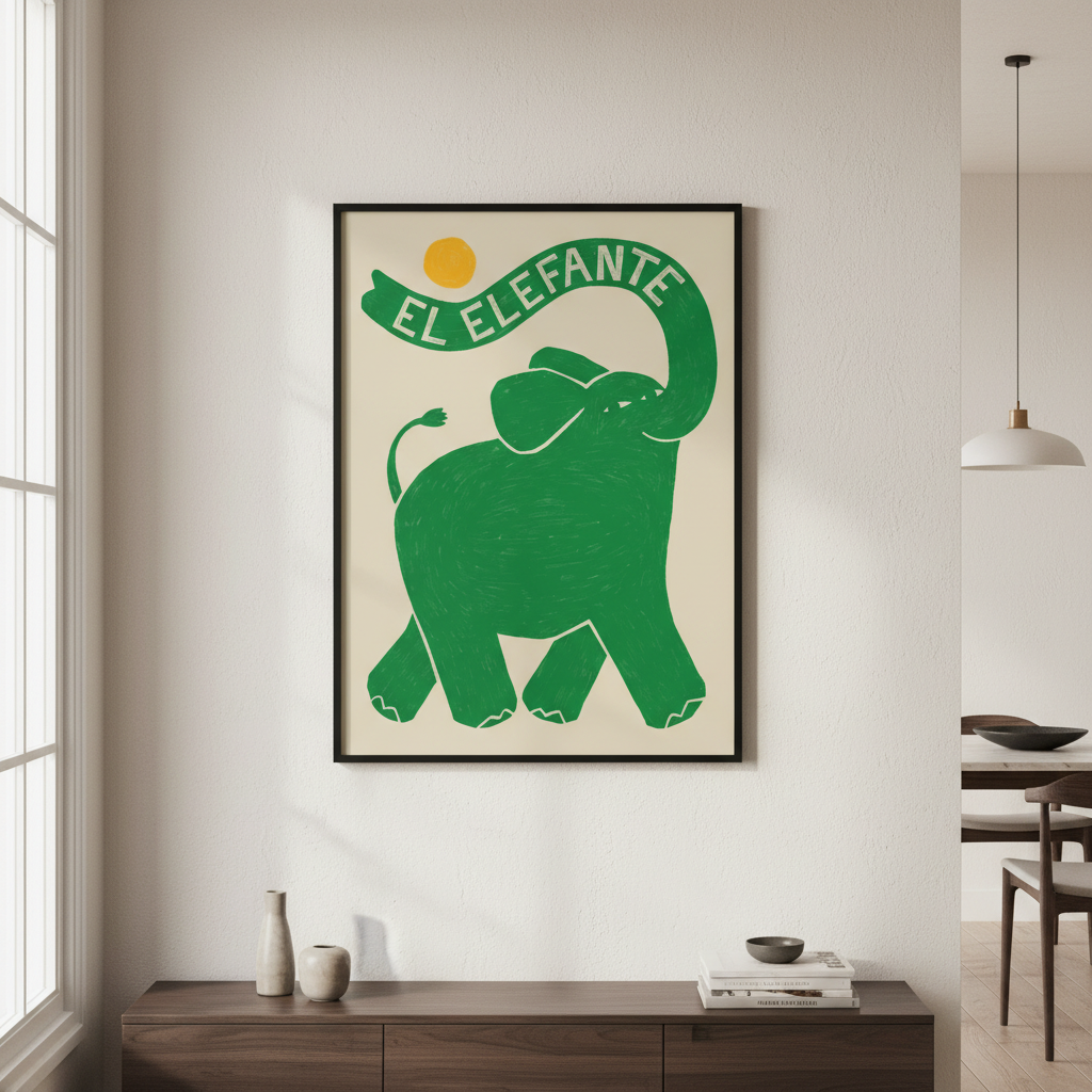 El Elefante Green by Manne Jalilian