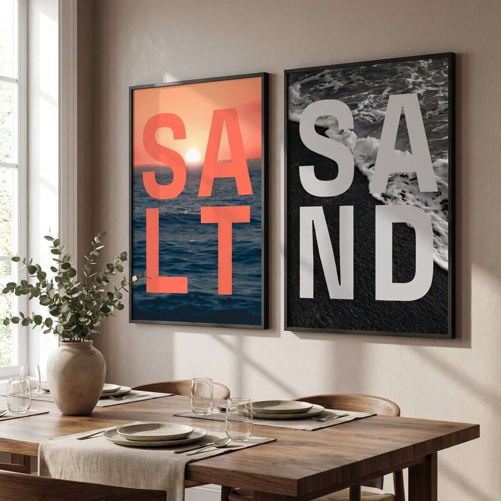 Salt and Sand Set of 2 by Casey McCallister