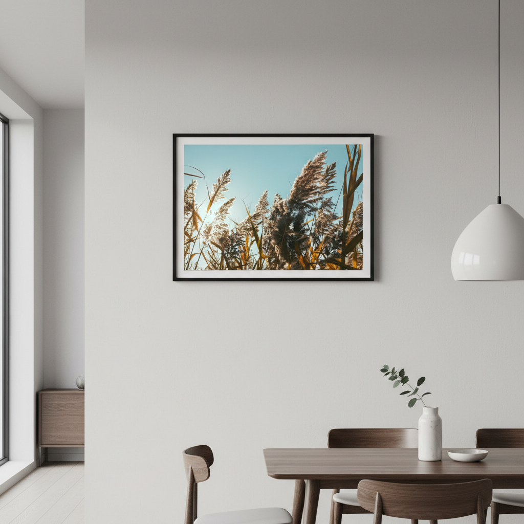 Illuminated Reeds by Aaron Borchardt