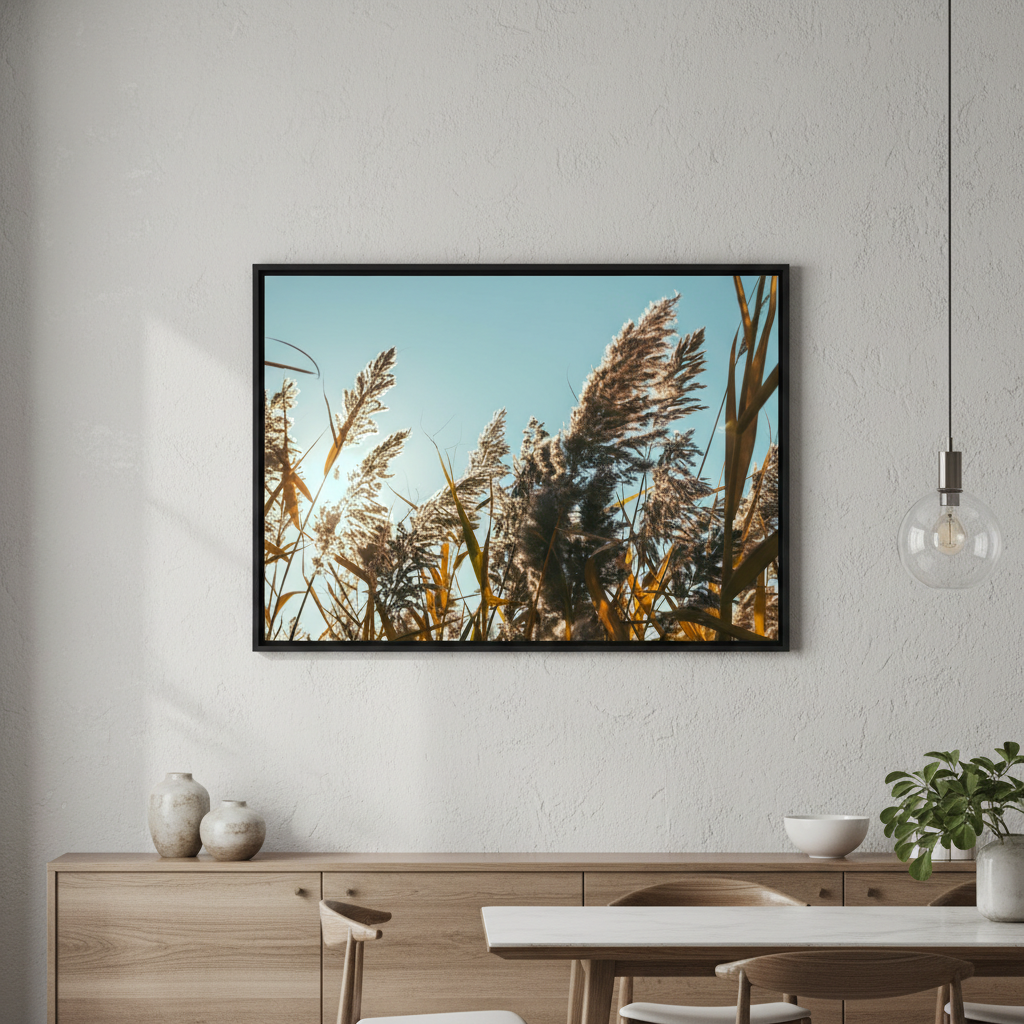 Illuminated Reeds by Aaron Borchardt