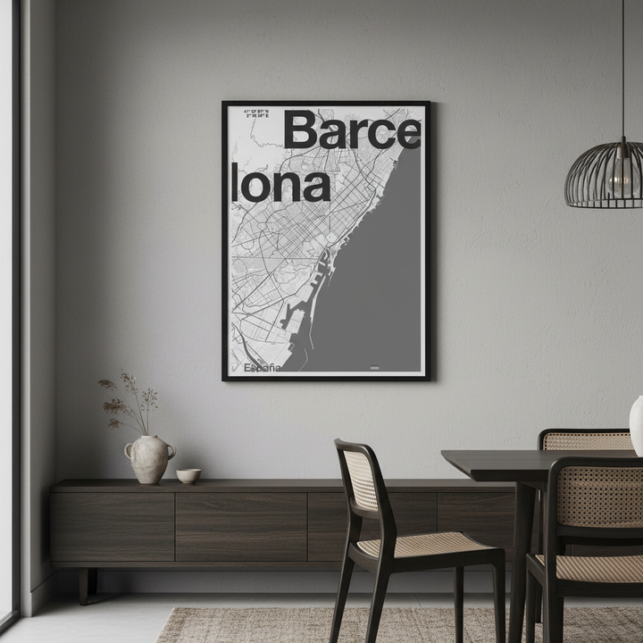 Barcelona Map by Florent Bodart