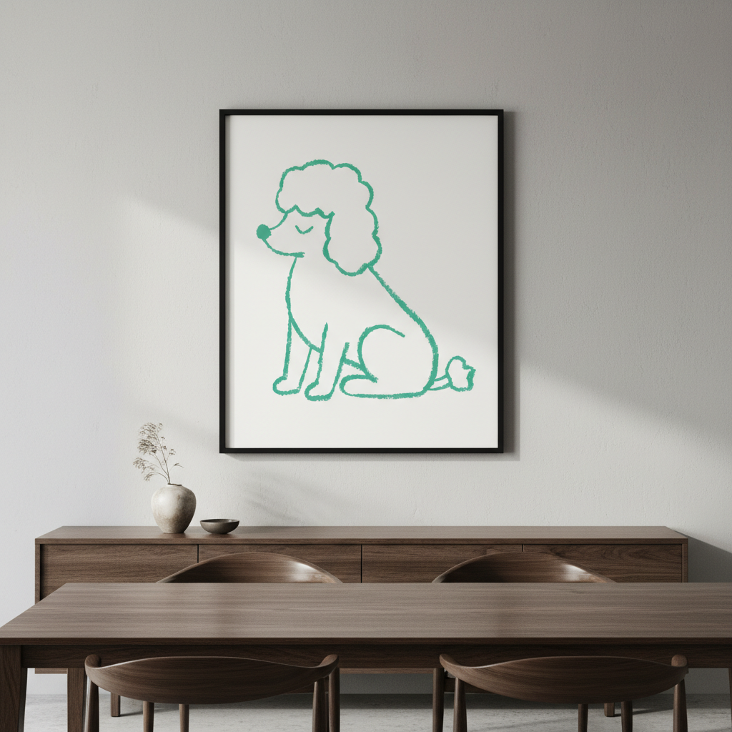 Poodle by Silvia Visscher