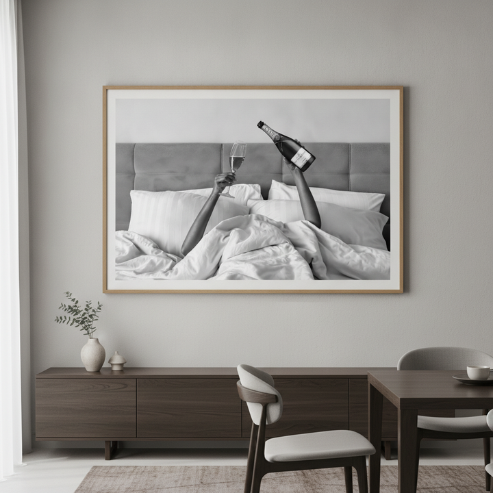Champagne Bed and Breakfast Photograph Wall Art Landscape