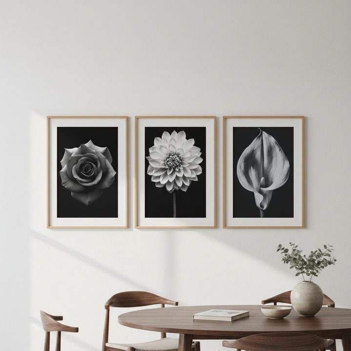Three in Bloom Set of 3 by Peter Attard