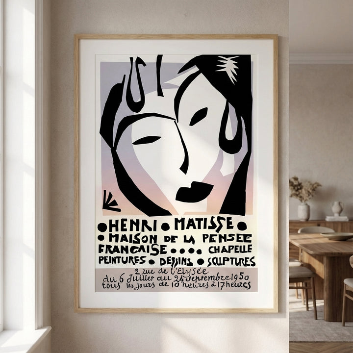 Exhibition Vintage Poster by Henri Matisse