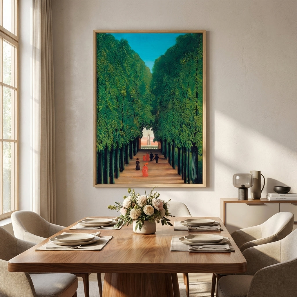 Henri Rousseau The Avenue in Saint-Cloud Park