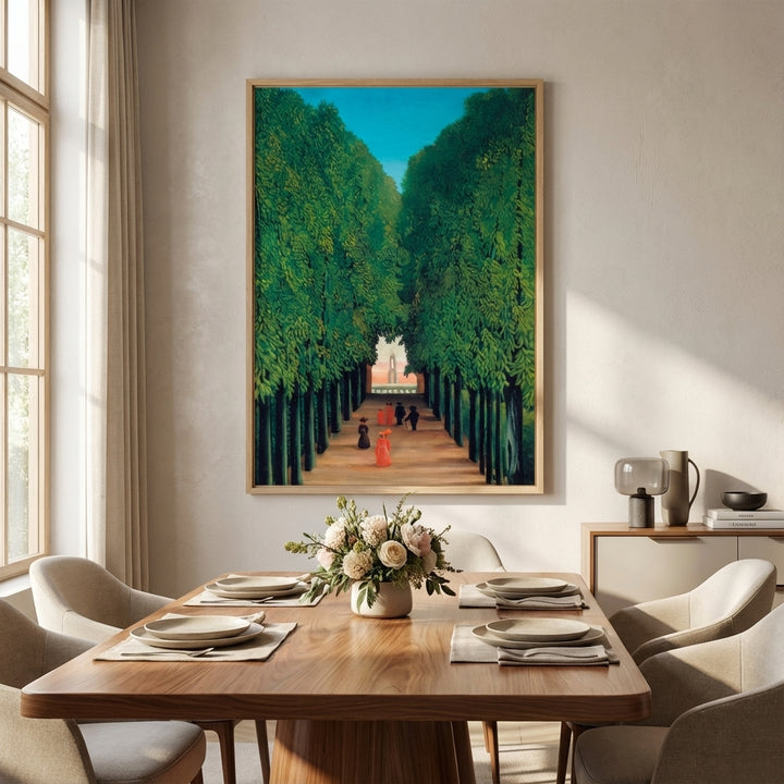 Henri Rousseau The Avenue in Saint-Cloud Park