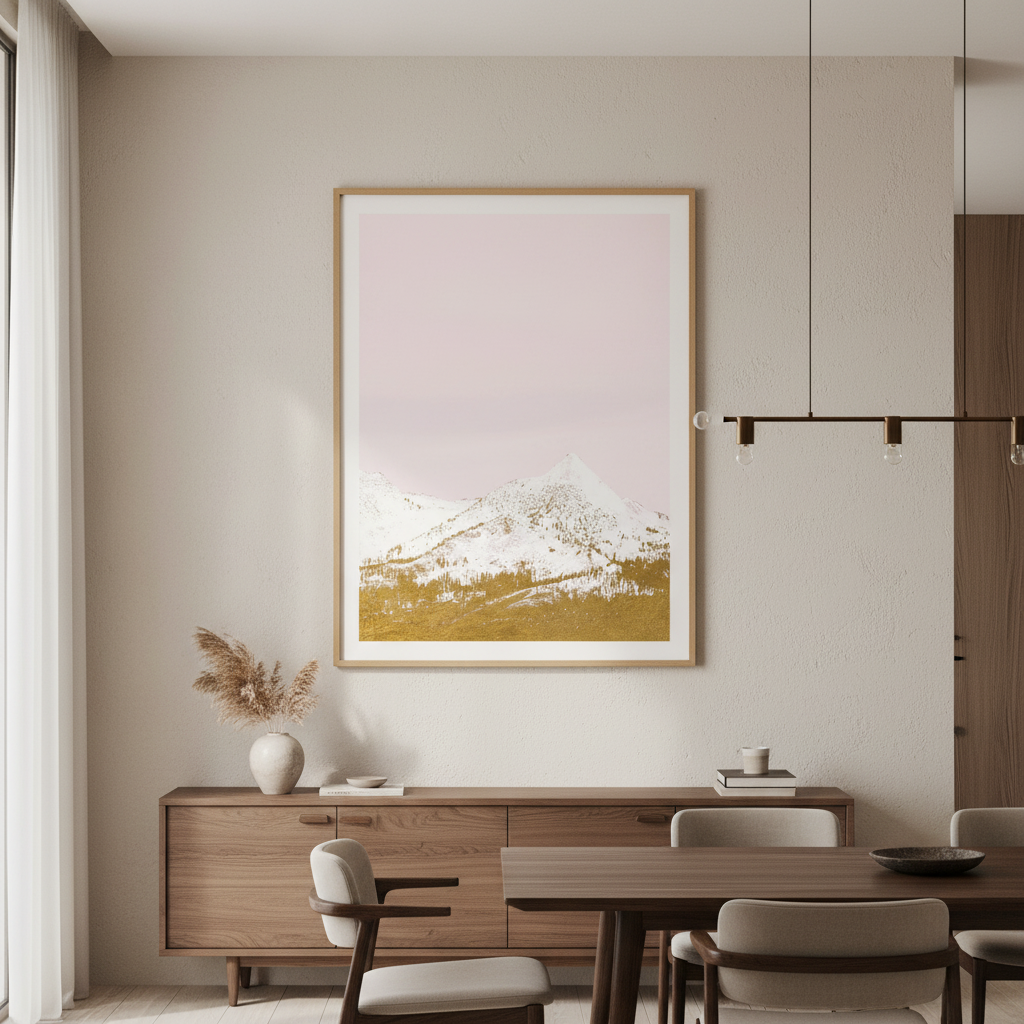 Snow-Capped Gold Mountains by Hope Bainbridge