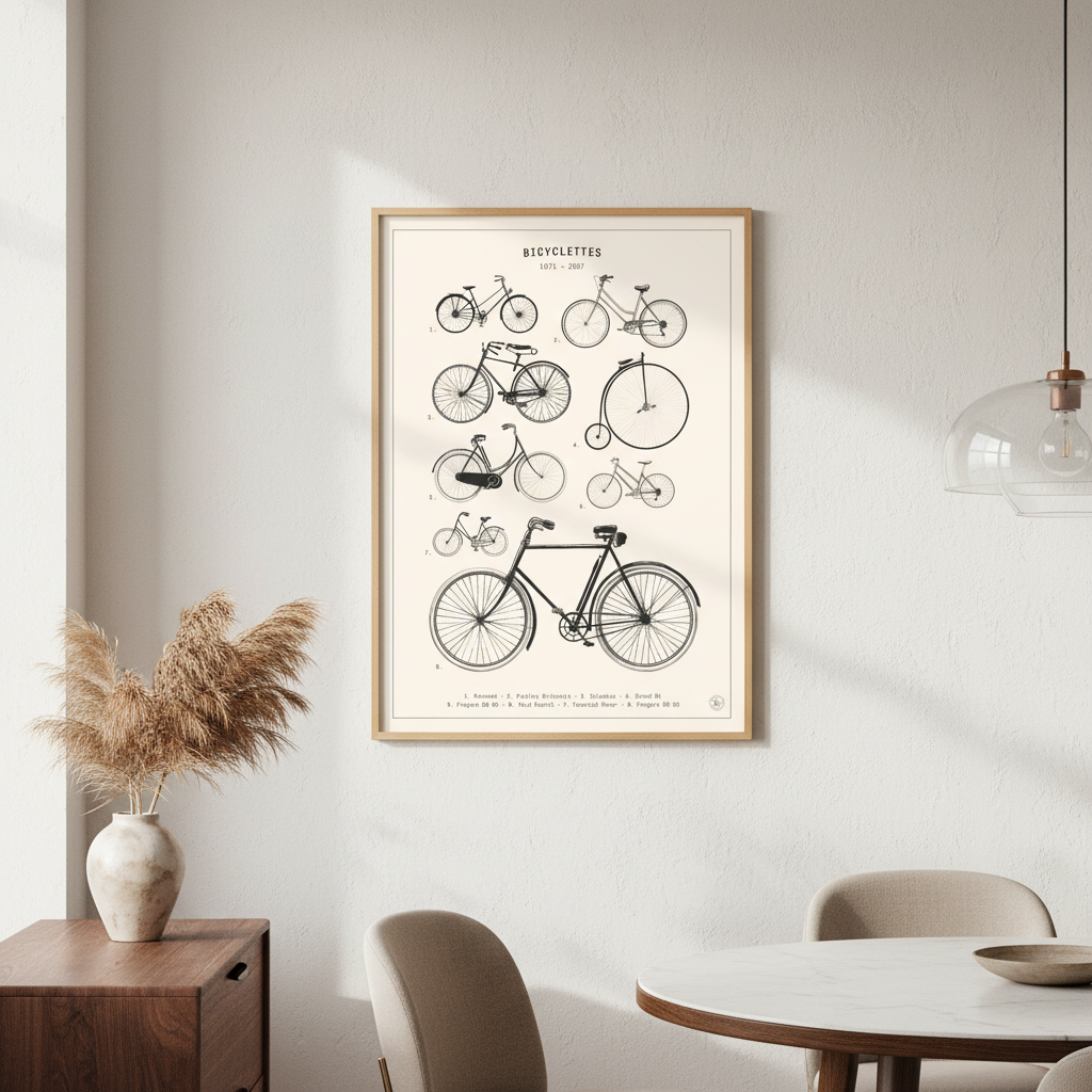 Bicyclettes - Cream by Florent Bodart