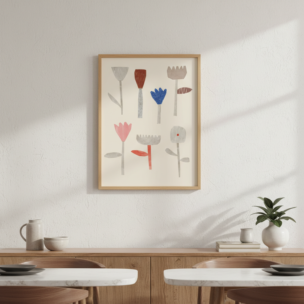 Collage Flowers by Silvia Visscher