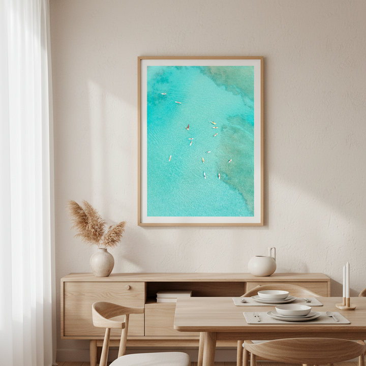 Cyan Serenity by Richard Podgurski