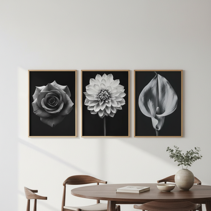 Three in Bloom Set of 3 by Peter Attard