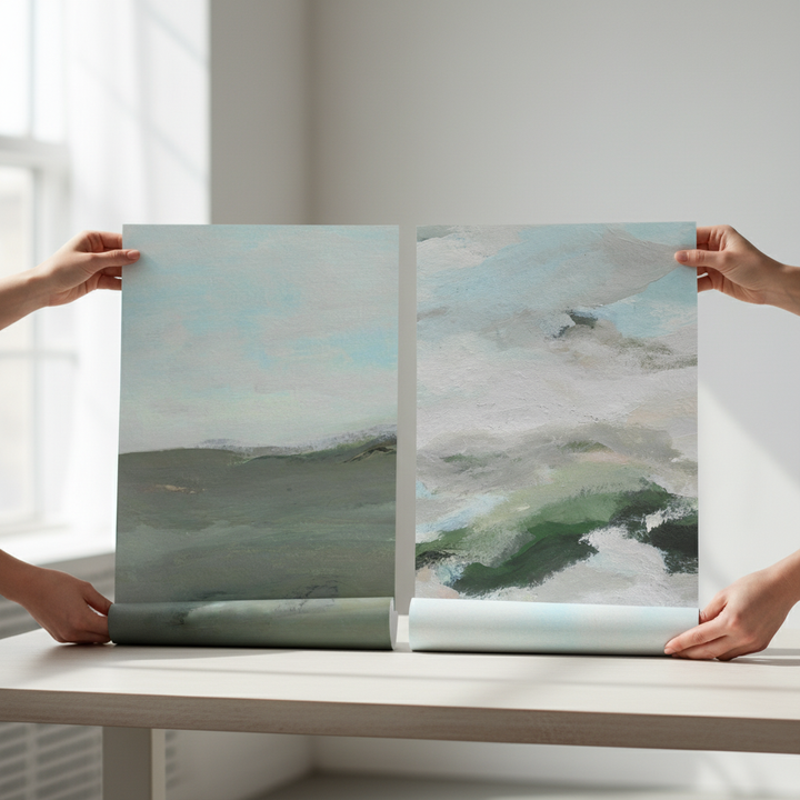 Land and Sky Landscape Duo by Josephine Wianto