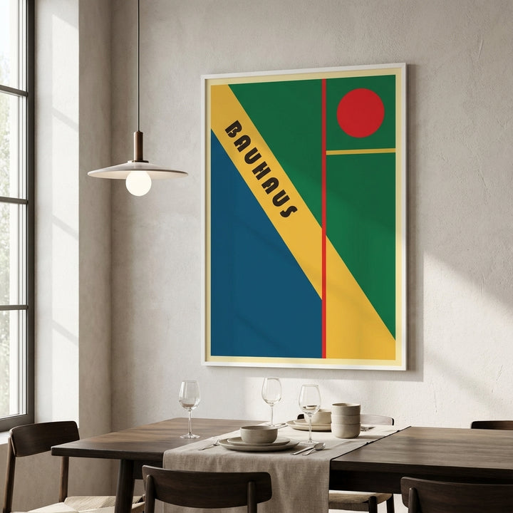 Red Circle Study by Bauhaus