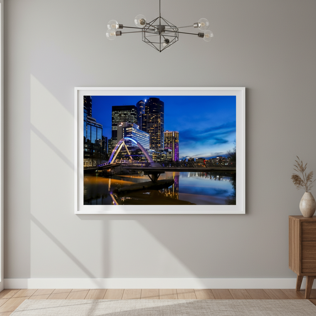 Melbourne Southbank at Blue Hour by Steven Scott