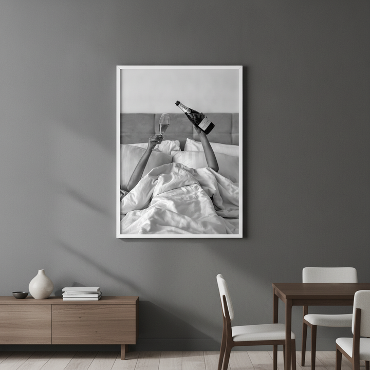 Champagne Bed and Breakfast Photograph Wall