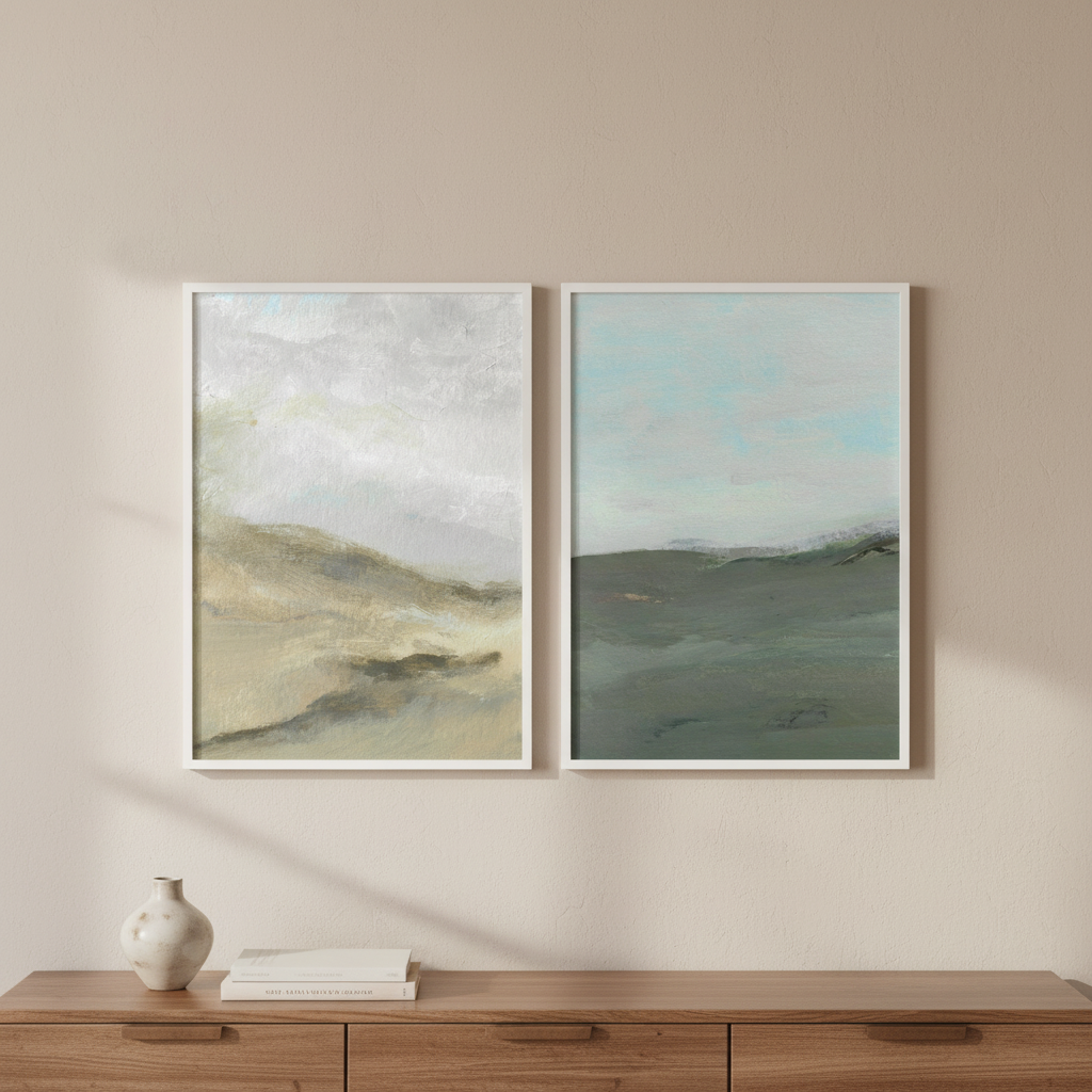 A Gust of Green Wind Pair by Josephine Wianto