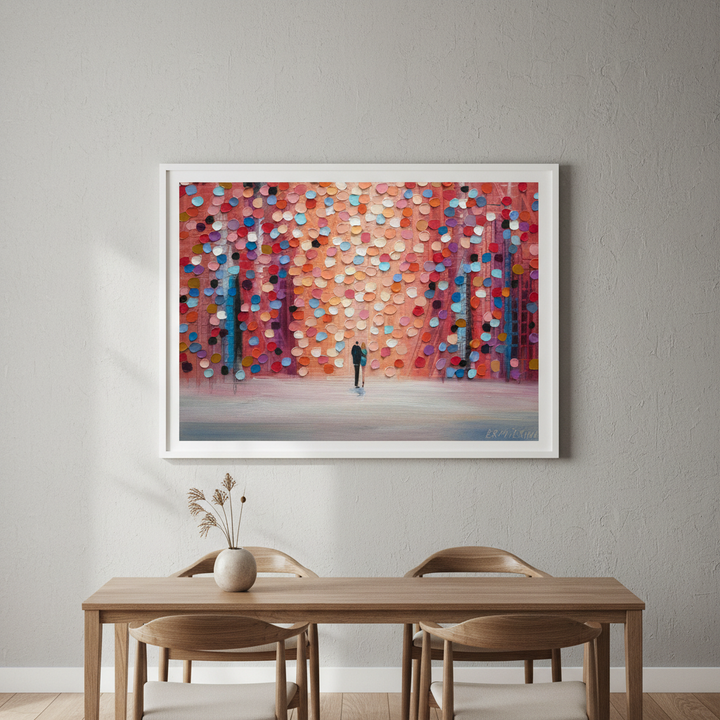 Dream on Under the Pink Rain by Ekaterina Ermilkina