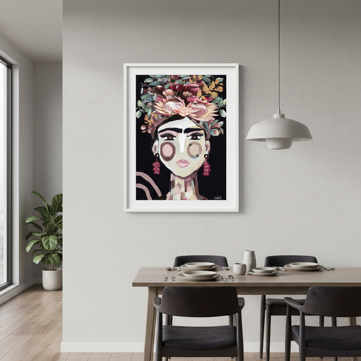 Frida Australiana Black by Inkheart Designs