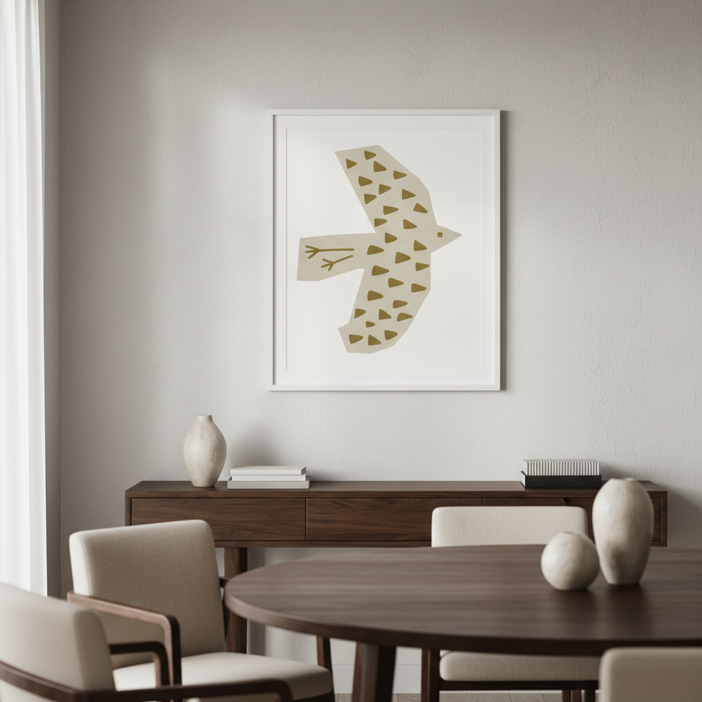 Olive Bird by Silvia Visscher