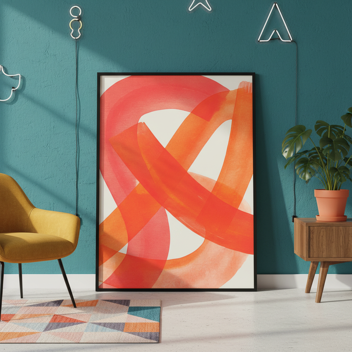 Ember Crossing Abstract Wall Art