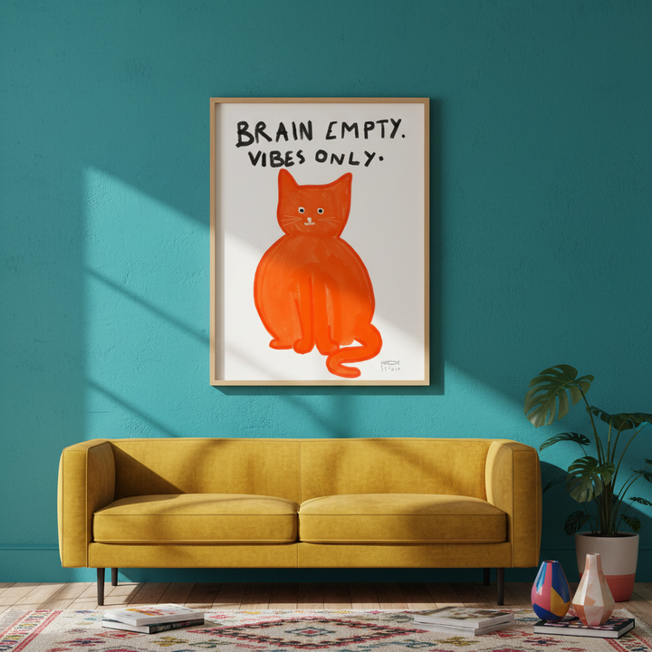 Brain empty, vibes only by Hayde Nizard