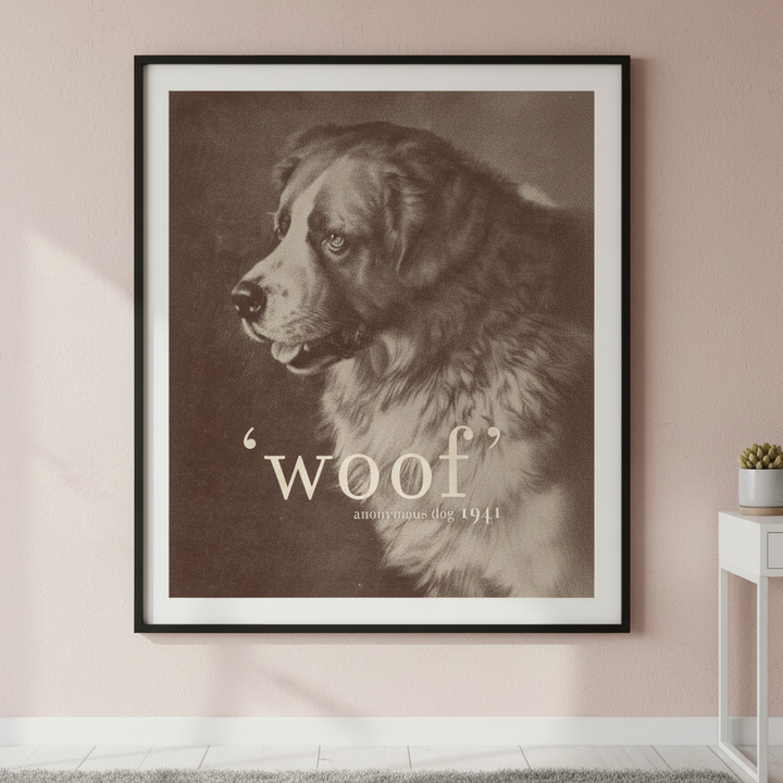 Famous Quote Dog by Florent Bodart