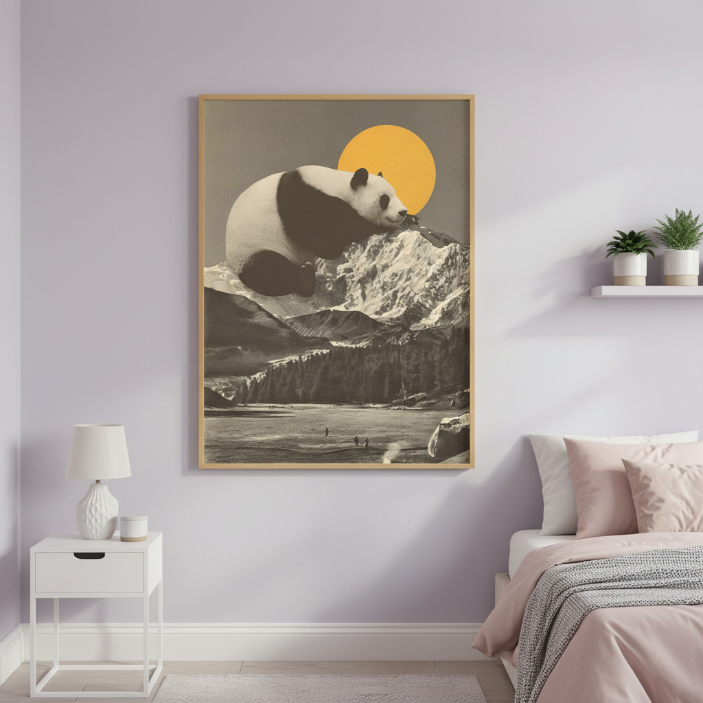 Giant Panda Nap by Florent Bodart