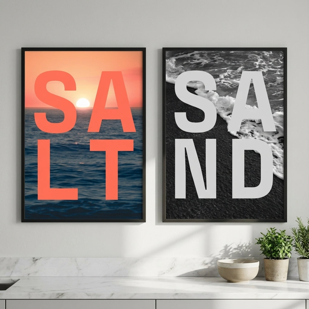 Salt and Sand Set of 2 by Casey McCallister