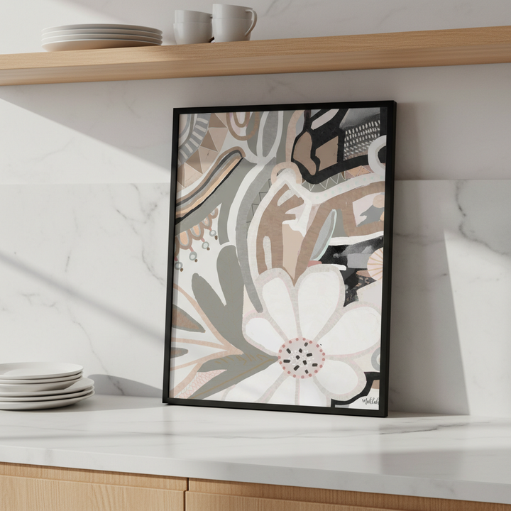 Polly Earth Flower by Inkheart Designs