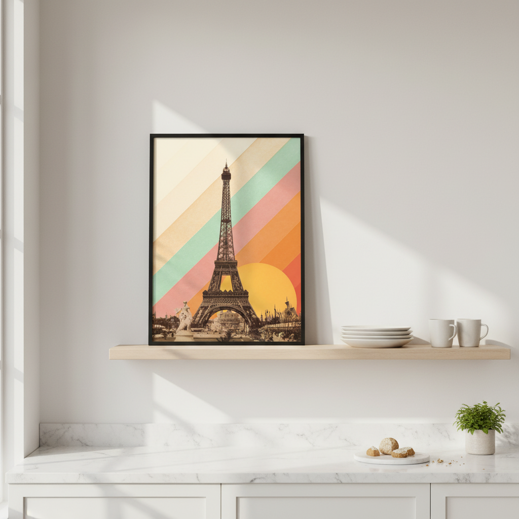 Eiffel Tower Rainbow by Florent Bodart