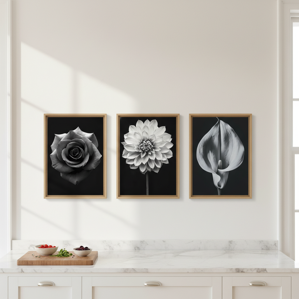 Three in Bloom Set of 3 by Peter Attard