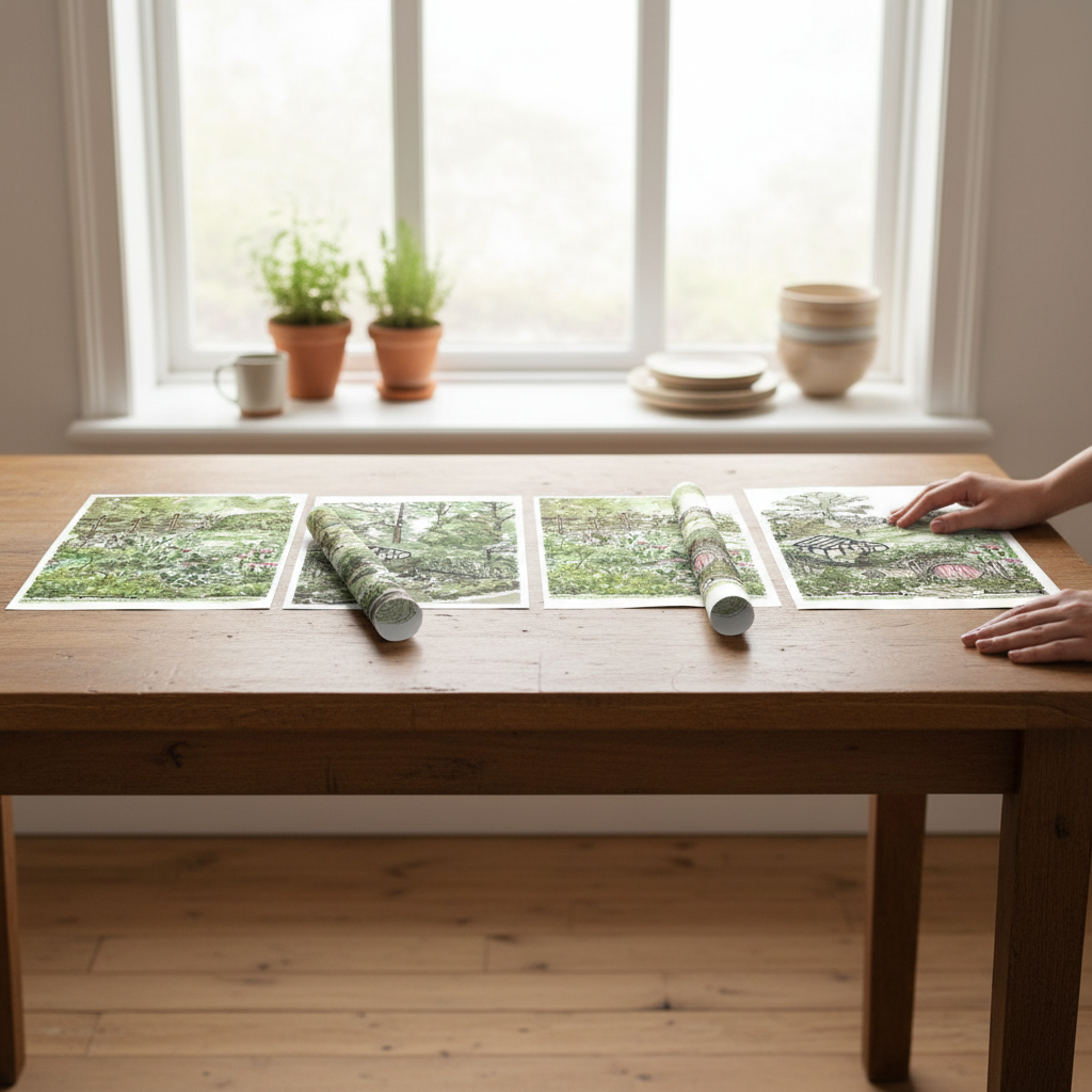 The Shire Garden Set of 4 by Josephine Wianto