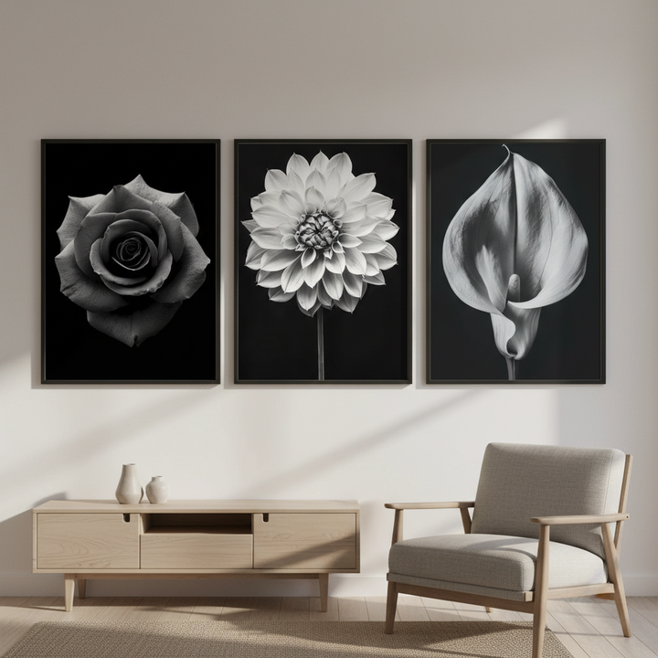 Three in Bloom Set of 3 by Peter Attard