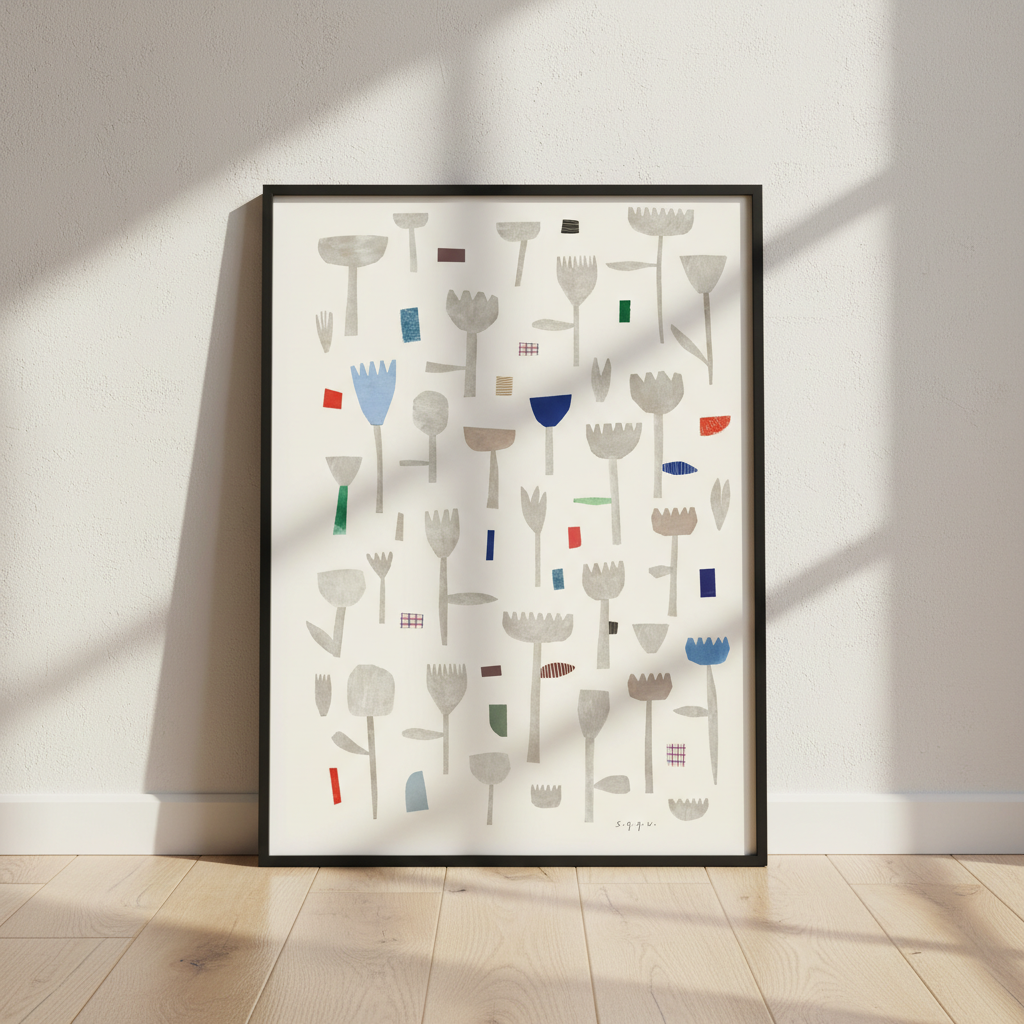 Floral Collage by Silvia Visscher