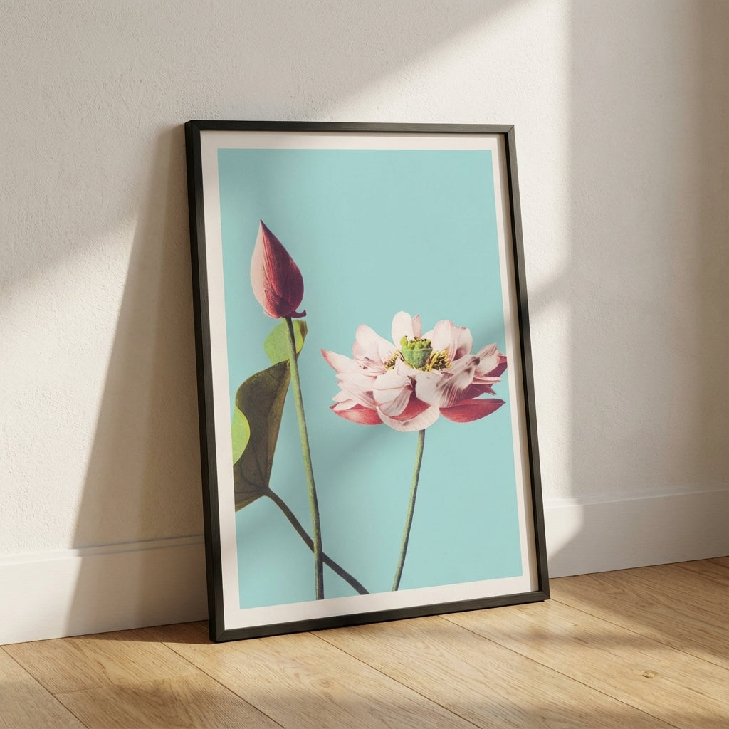 Lotus Flower Vintage by Ogawa Kazumasa