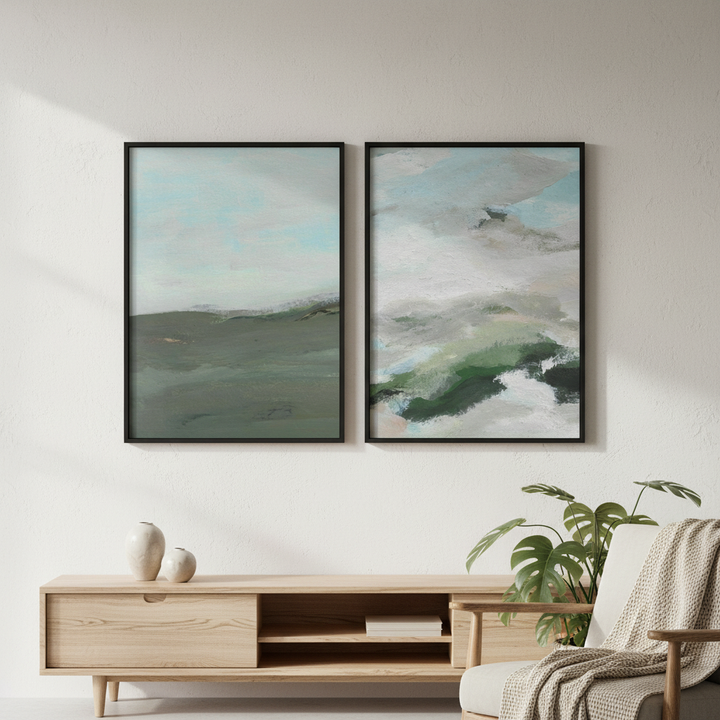 Land and Sky Landscape Duo by Josephine Wianto