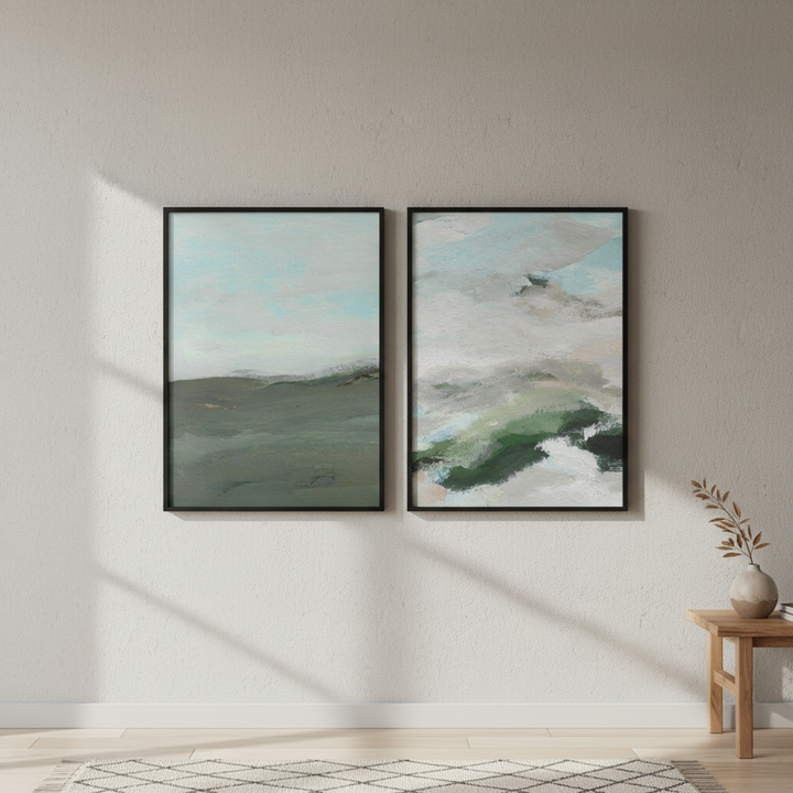 Land and Sky Landscape Duo by Josephine Wianto